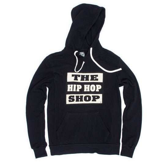 The Hip Hop Shop logo hoodie in black